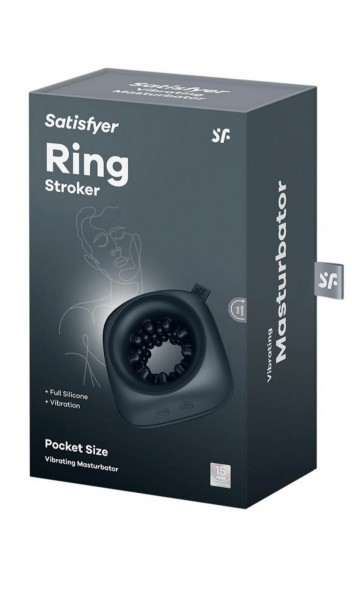 Masturbator Satisfyer Ring, 12 Moduri Vibratii USB