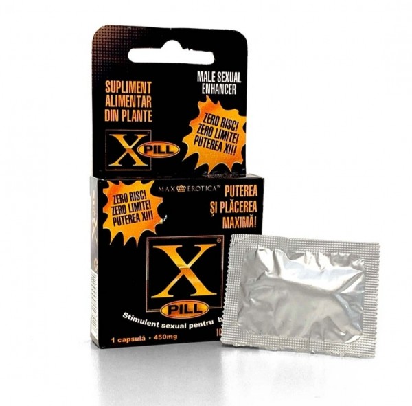 X-Pill 1 capsula - Stimulent sexual pentru barbati