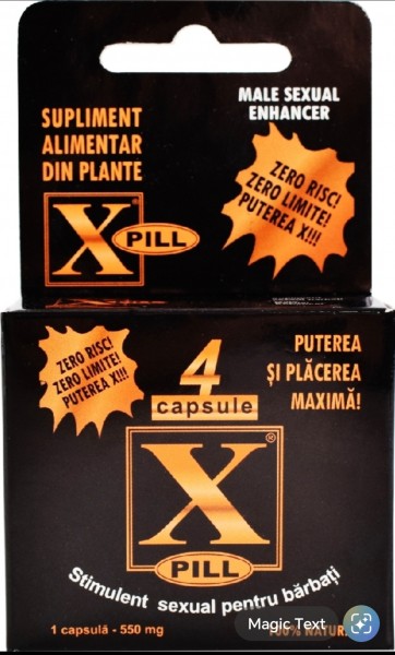 X-Pill 4 capsula - Stimulent sexual pentru barbati
